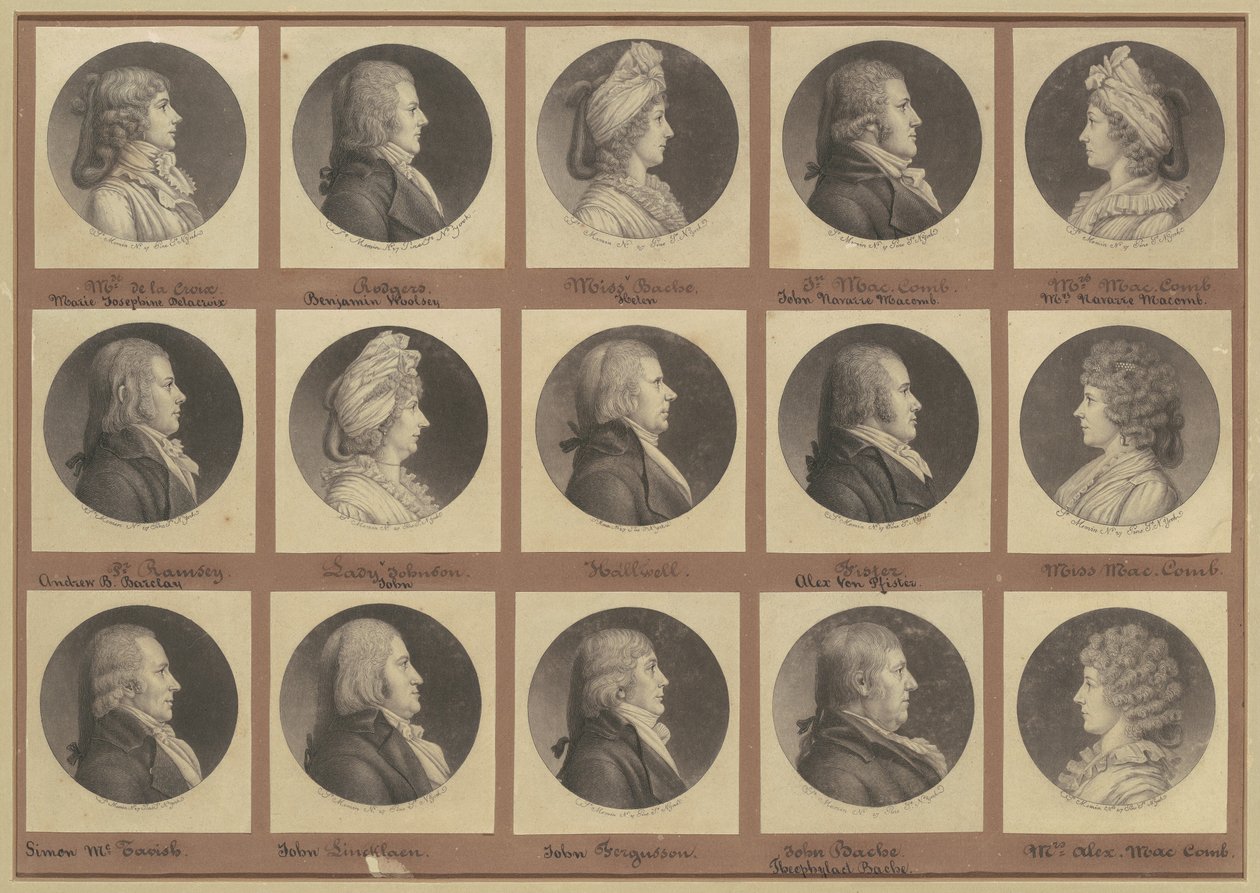 Collection de portraits de Saint-Mémin, Groupe 4 - Charles B. J. Févret de Saint Mémin