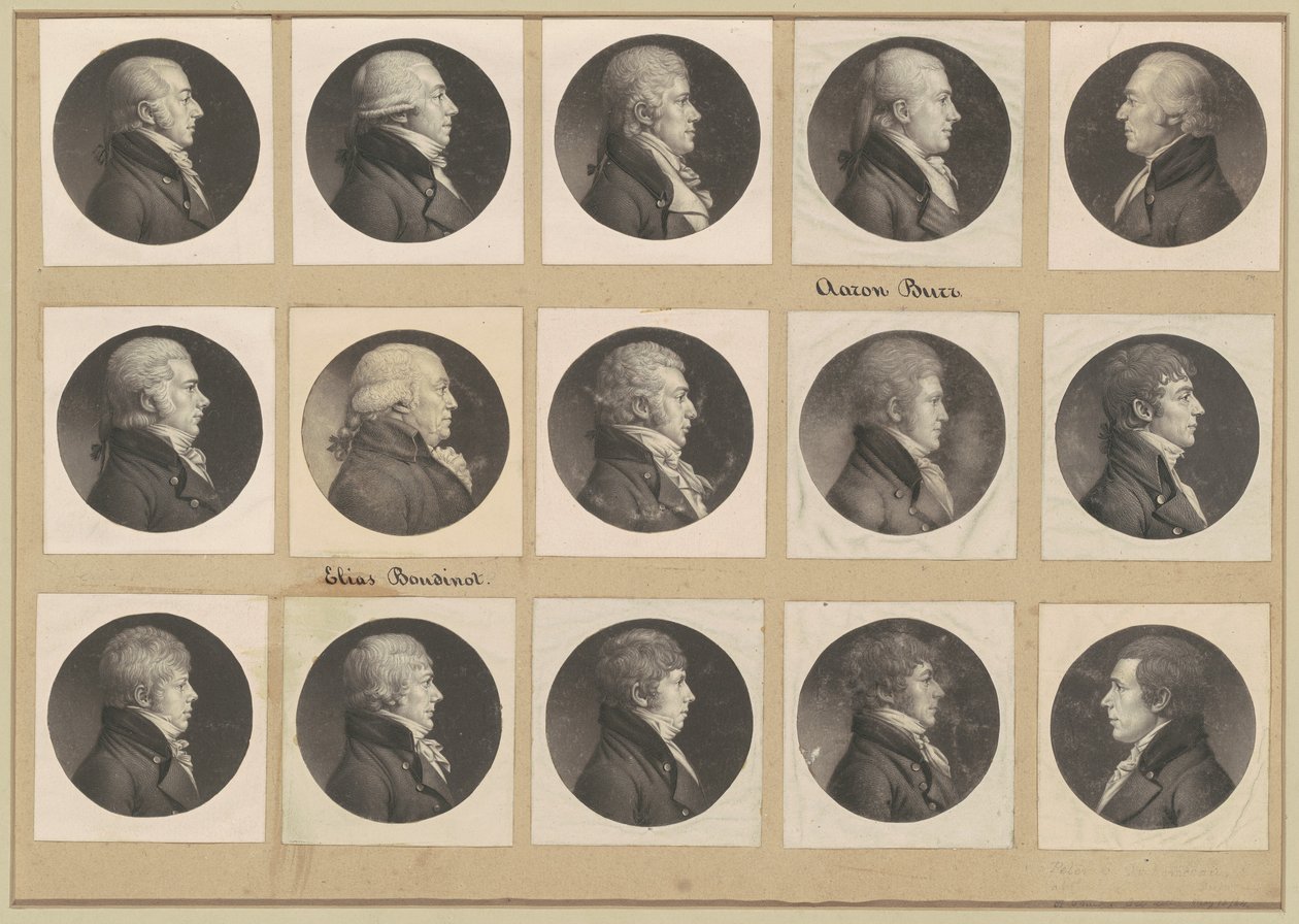 Collection de portraits de Saint-Mémin, groupe 54 - Charles B. J. Févret de Saint Mémin