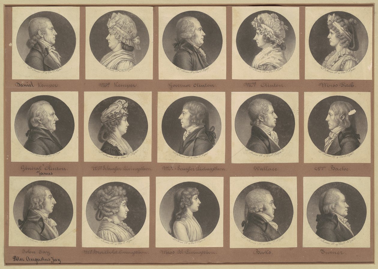 Collection de portraits de Saint-Mémin, Groupe 5 - Charles B. J. Févret de Saint Mémin