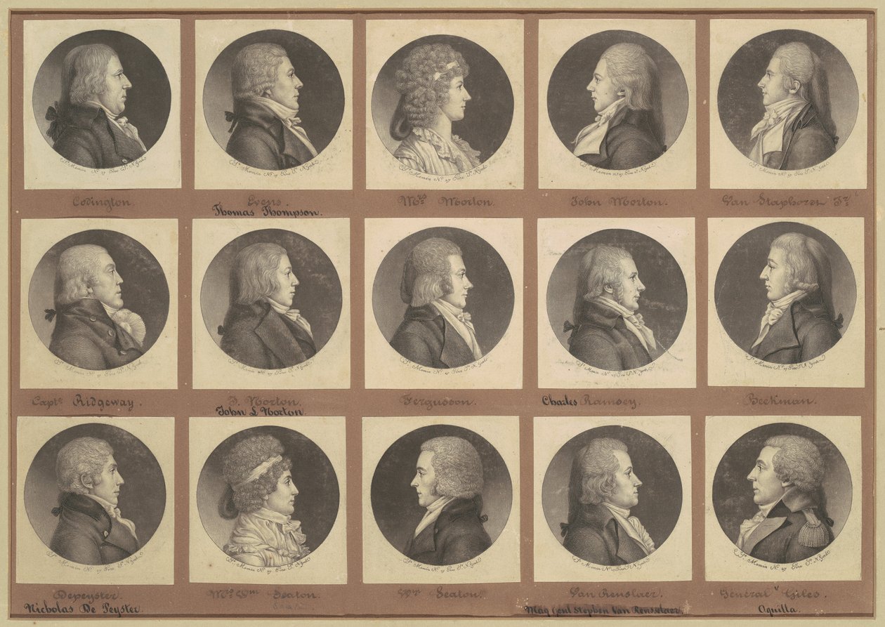 Collection de portraits Saint-Mémin, Groupe 6 - Charles B. J. Févret de Saint Mémin