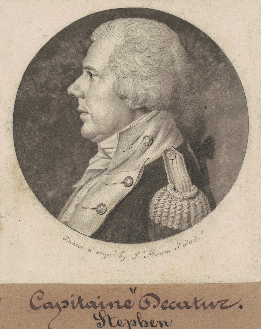 Stephen Decatur, Sr. - Charles B. J. Févret de Saint Mémin