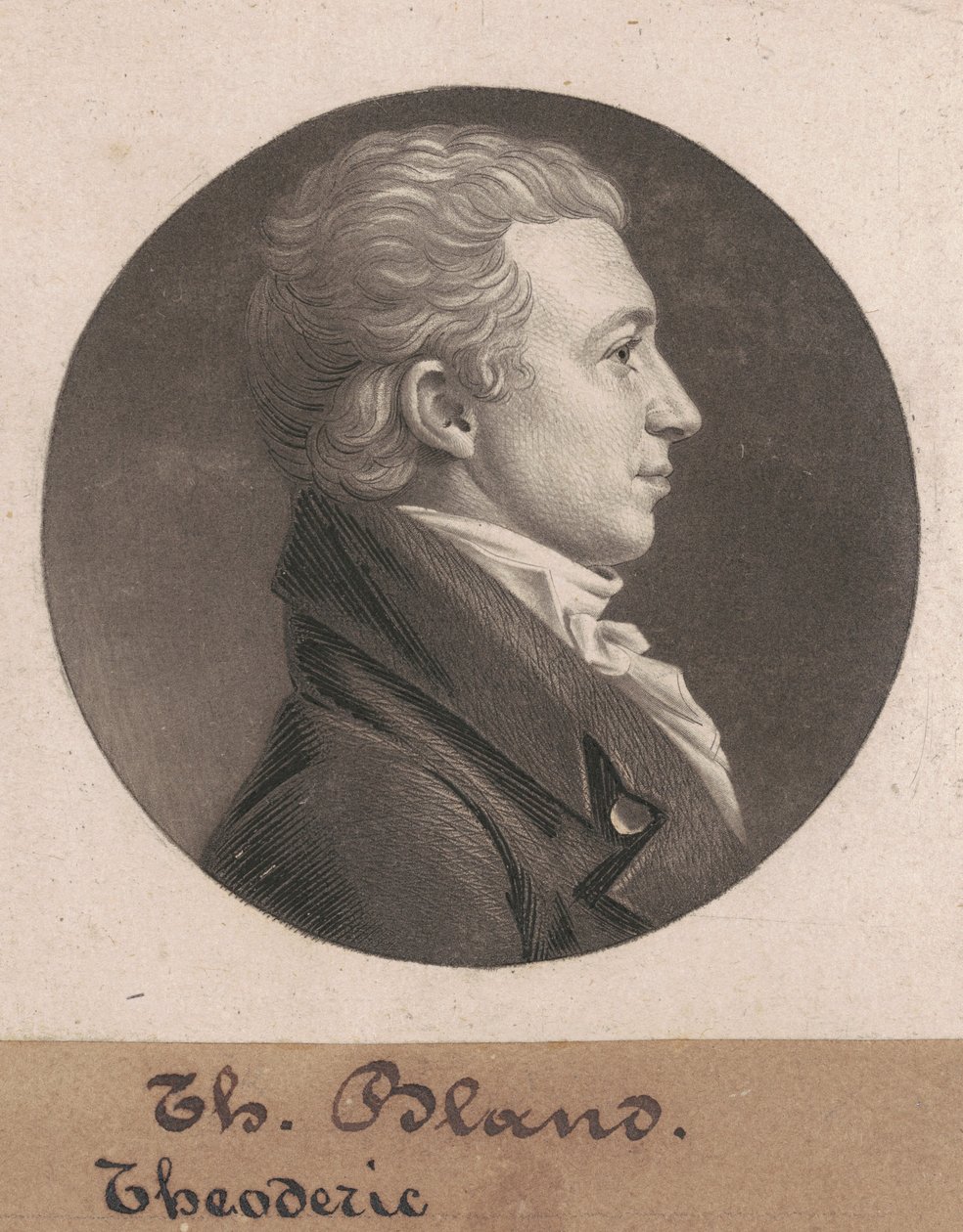 Theodorick Bland - Charles B. J. Févret de Saint Mémin