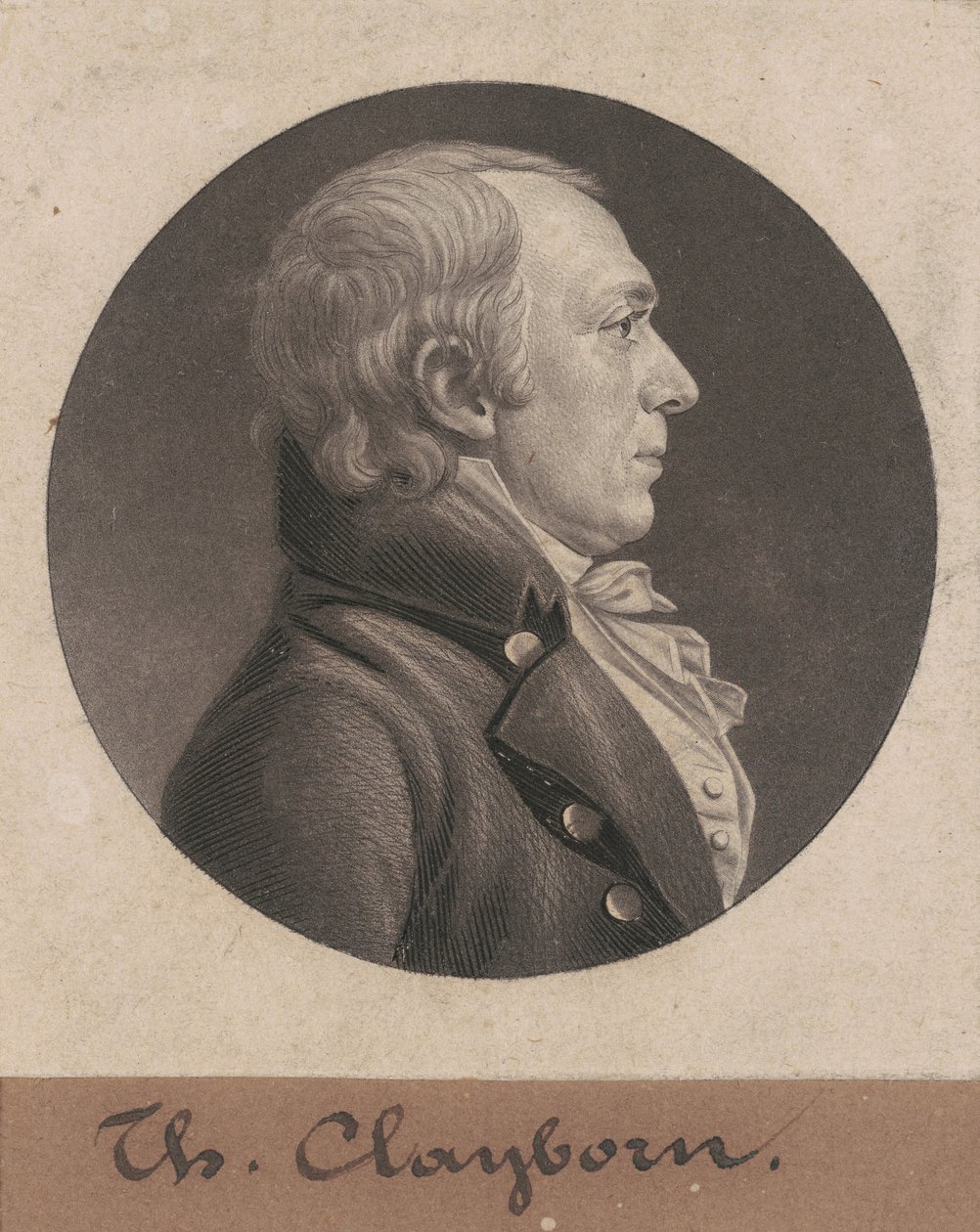Thomas Claiborne - Charles B. J. Févret de Saint Mémin