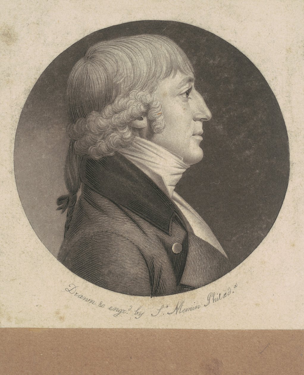 Homme non identifié - Charles B. J. Févret de Saint Mémin