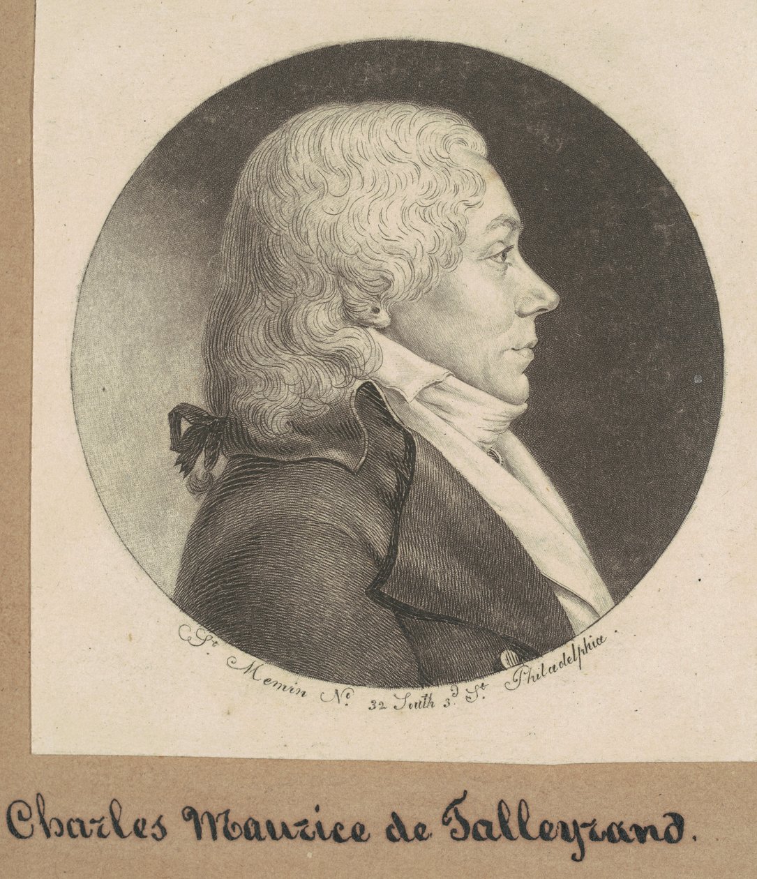 Homme non identifié - Charles B. J. Févret de Saint Mémin