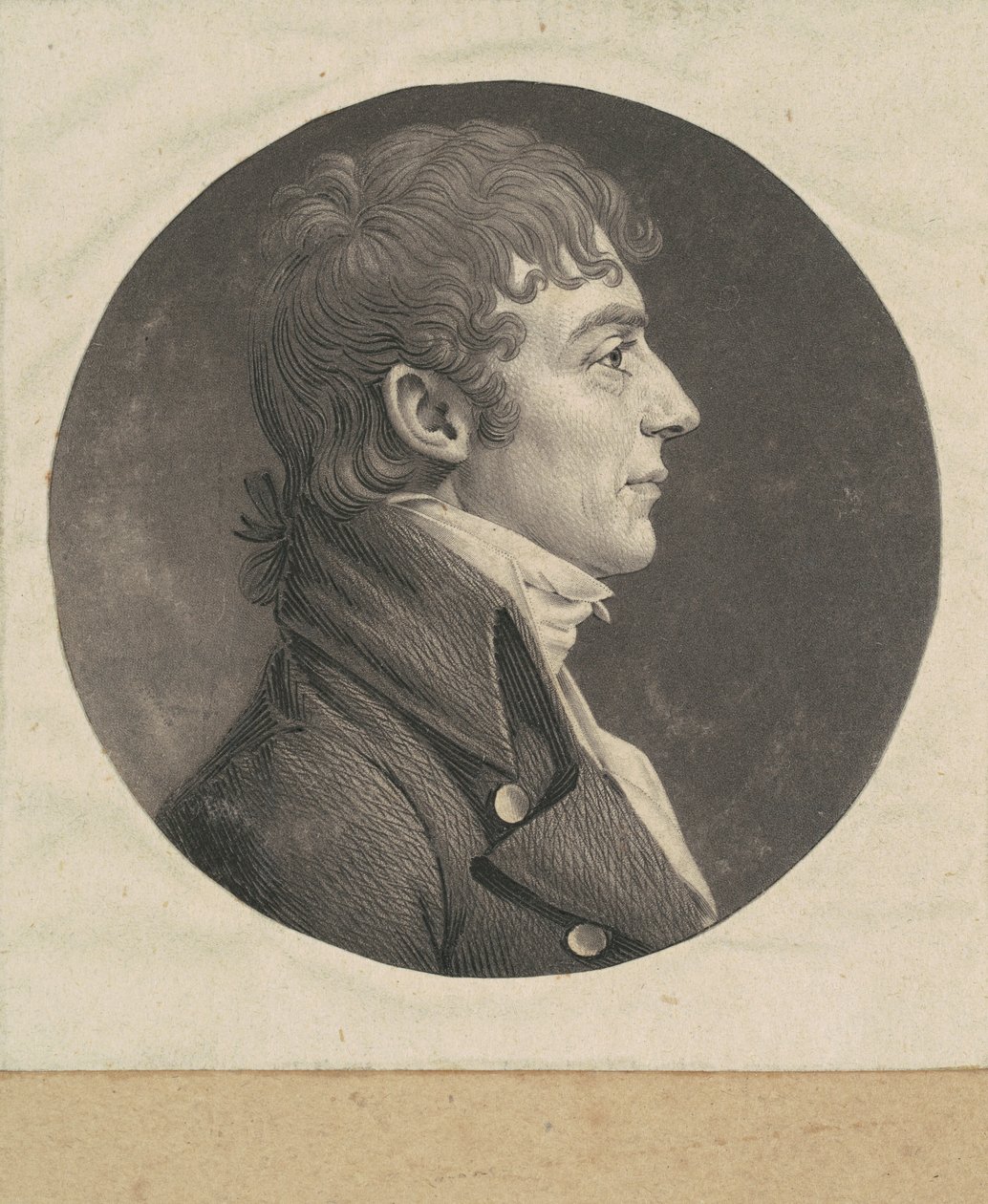 Homme non identifié - Charles B. J. Févret de Saint Mémin