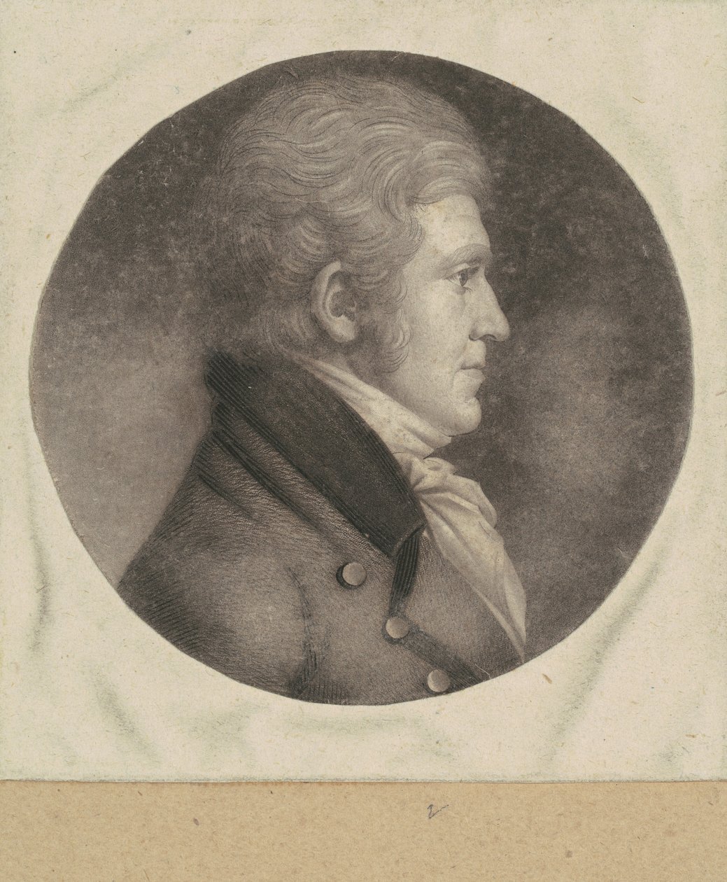 Homme non identifié - Charles B. J. Févret de Saint Mémin