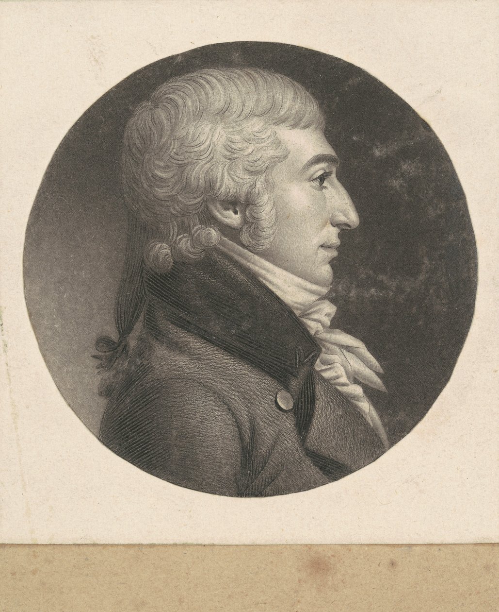 Homme non identifié - Charles B. J. Févret de Saint Mémin