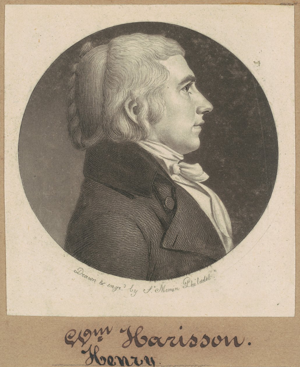 William Henry Harrison - Charles B. J. Févret de Saint Mémin