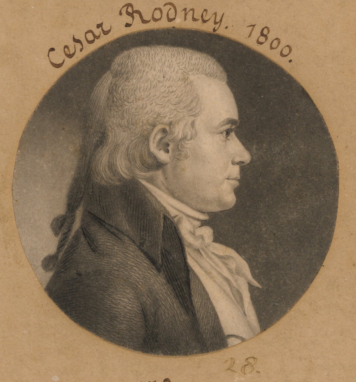 Caesar Augustus Rodney - Charles Balthazar Julien Févret de Saint-Mémin