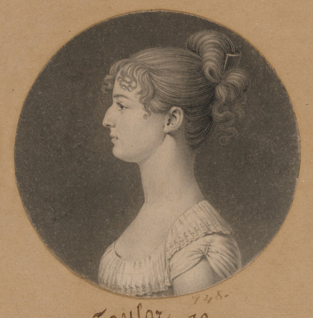 Caroline Lewis Barrett - Charles Balthazar Julien Févret de Saint-Mémin