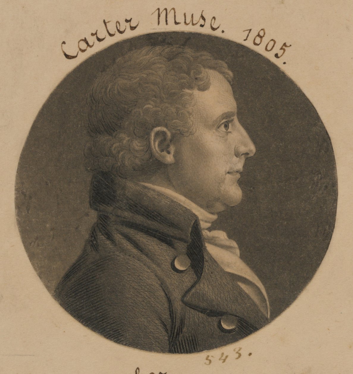 Edward Carter - Charles Balthazar Julien Févret de Saint-Mémin