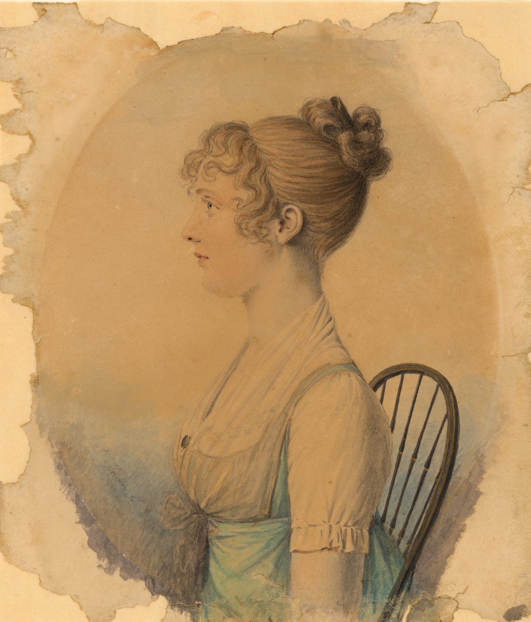 Elizabeth Lonsdale Kay Daingerfield - Charles Balthazar Julien Févret de Saint-Mémin