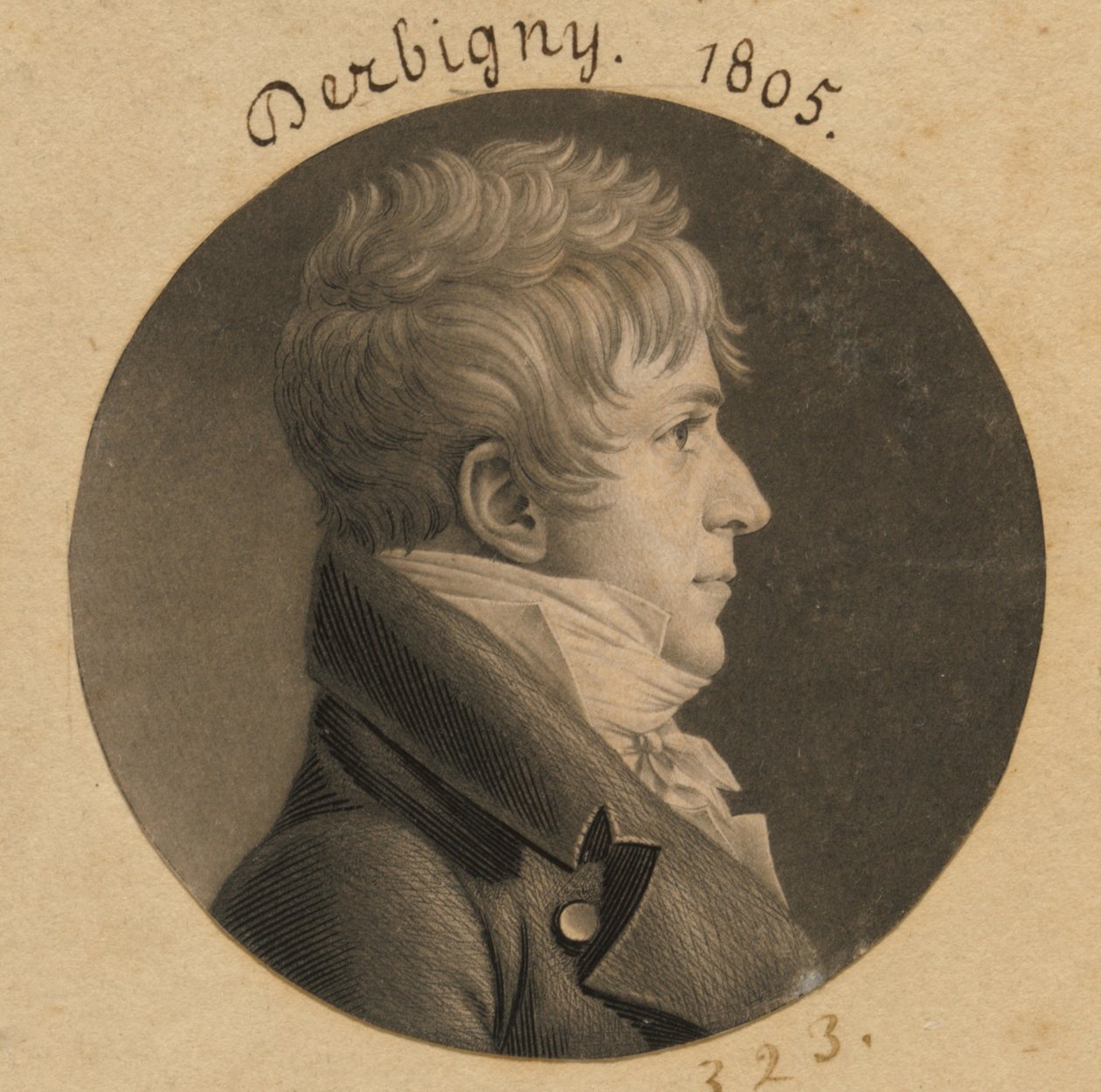Pierre Auguste Charles Bourguignon Derbigny - Charles Balthazar Julien Févret de Saint-Mémin