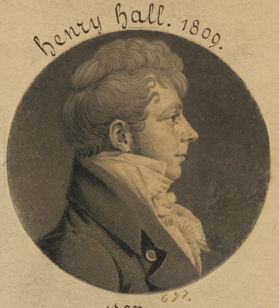 Peut-être Henry Hall ou Sutton Hall - Charles Balthazar Julien Févret de Saint-Mémin