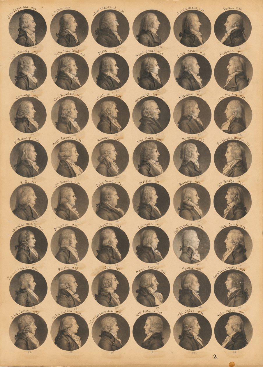 Saint-Mémin folio 2 - Charles Balthazar Julien Févret de Saint-Mémin