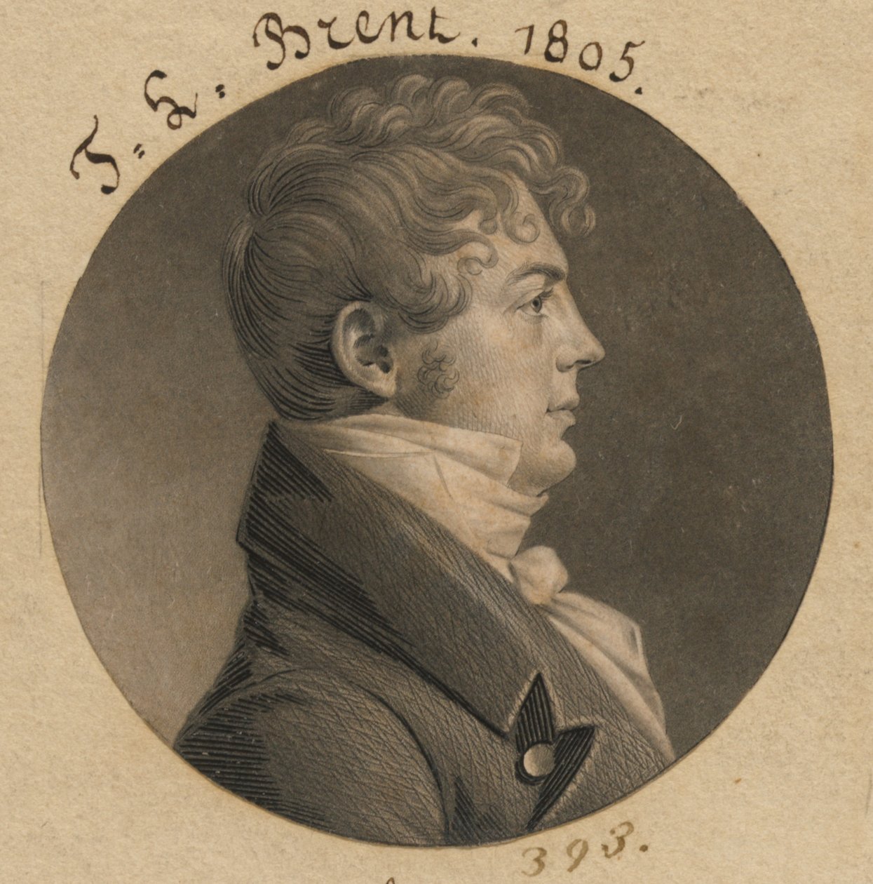 Thomas Ludwell Lee Brent - Charles Balthazar Julien Févret de Saint-Mémin