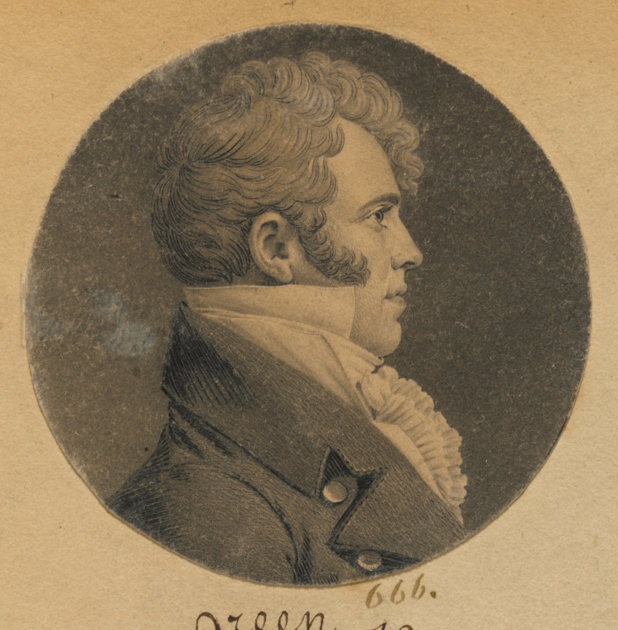 Un homme non identifié - Charles Balthazar Julien Févret de Saint-Mémin