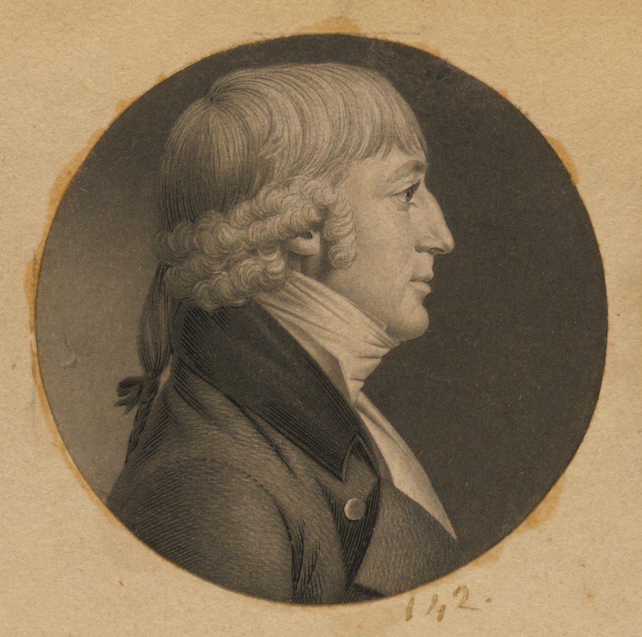 Un homme non identifié - Charles Balthazar Julien Févret de Saint-Mémin