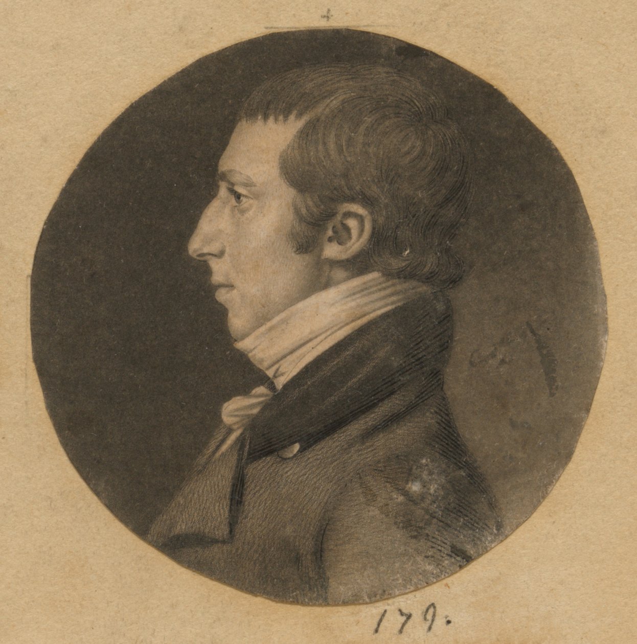 Homme non identifié - Charles Balthazar Julien Févret de Saint-Mémin