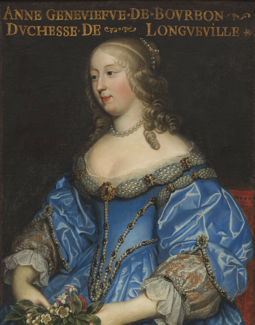 Anne-Geneviève de Bourbon-Condé 1619-1679, duchesse de Longueville, milieu du 17e siècle - Charles Beaubrun