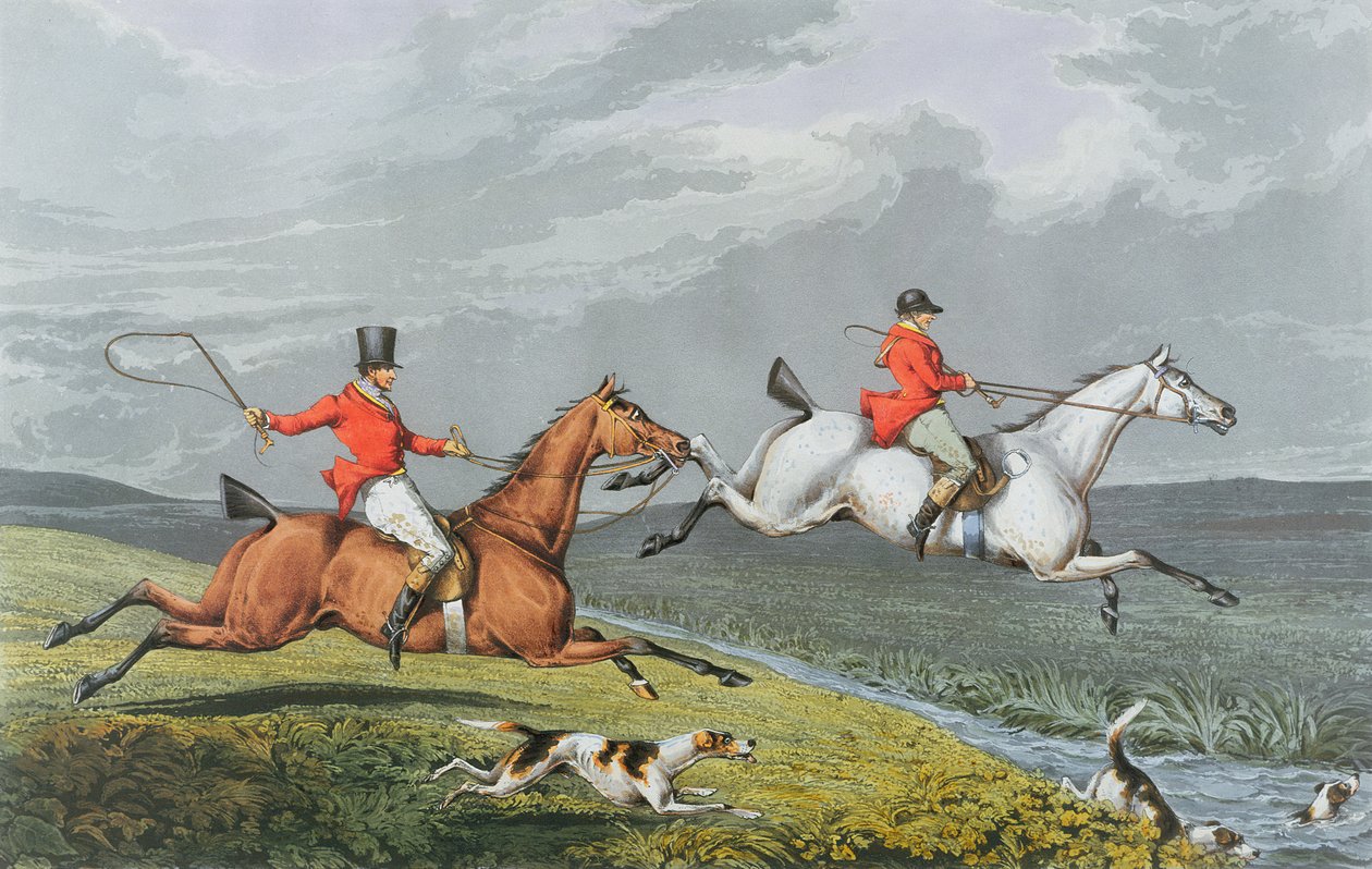 Chasse au renard : Plein cri, 1828 - Charles Bentley