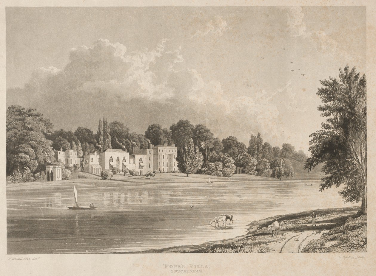 Villa du Pape, Twickenham, 1828 - Charles Bentley