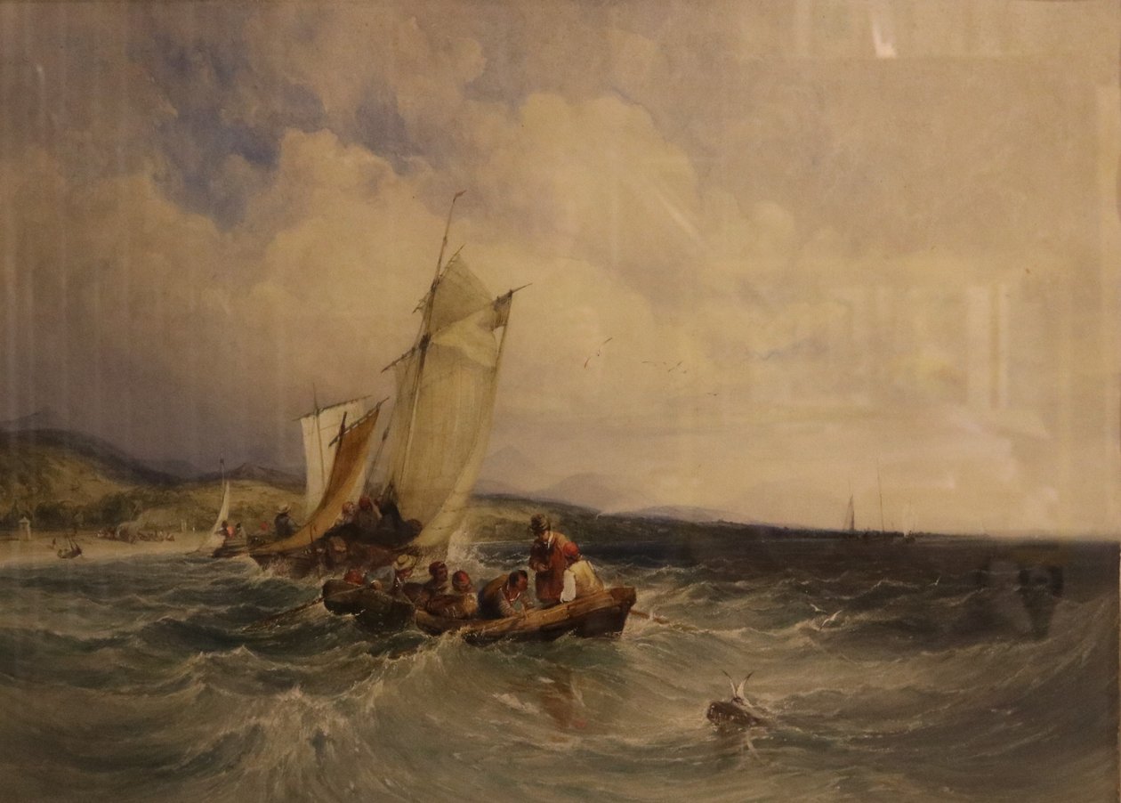 Baie de Wicklow, vers 1840 - Charles Bentley