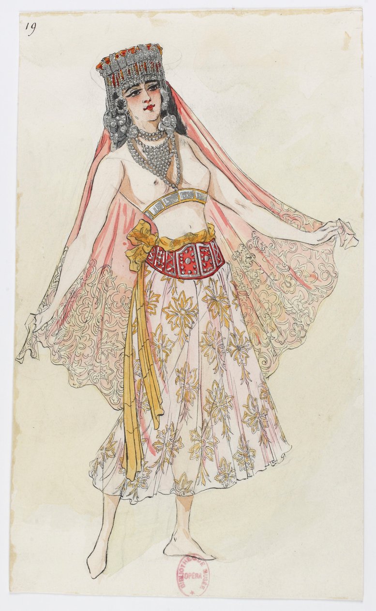 Holmès - La montagne noire - costume designs by Charles Bianchini - 19. (Costume) - Charles Bianchini