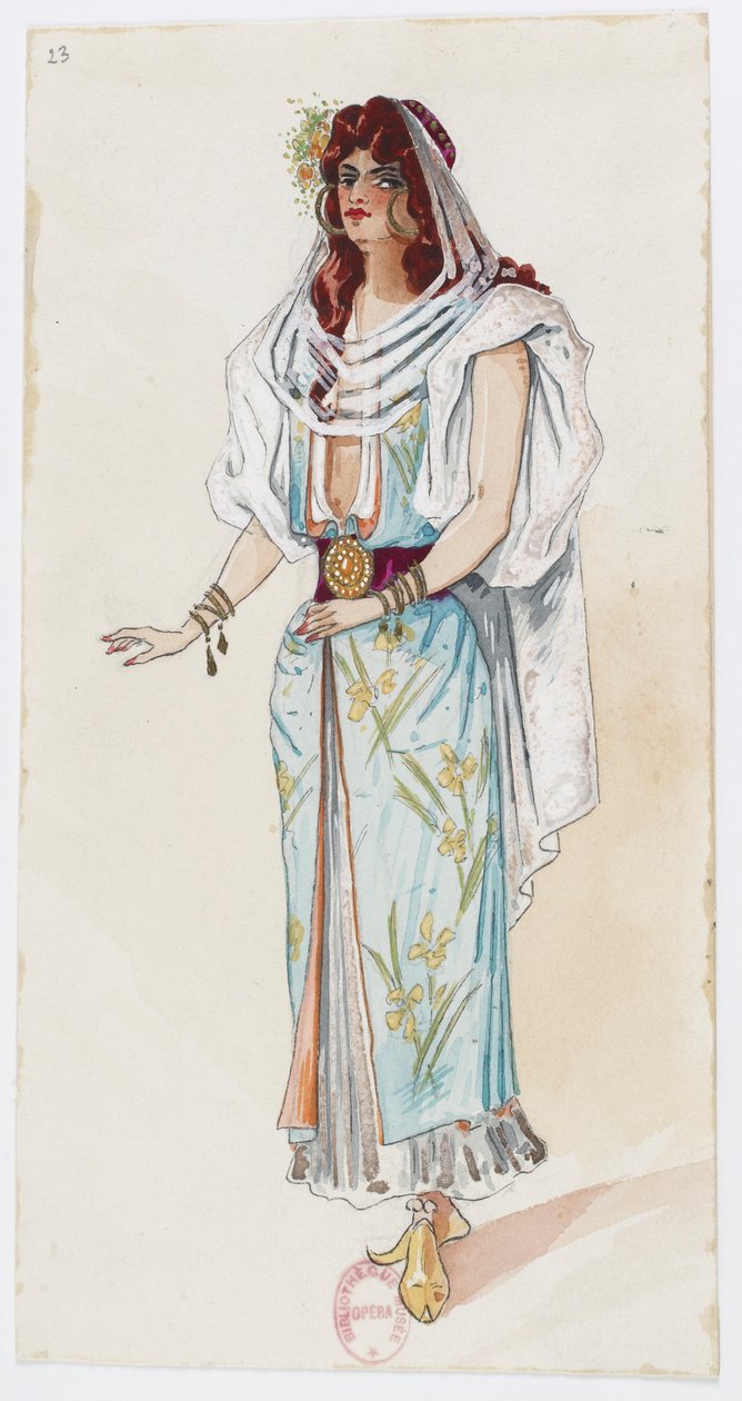 Holmès - La montagne noire - costume designs by Charles Bianchini - 23. (Costume) - Charles Bianchini