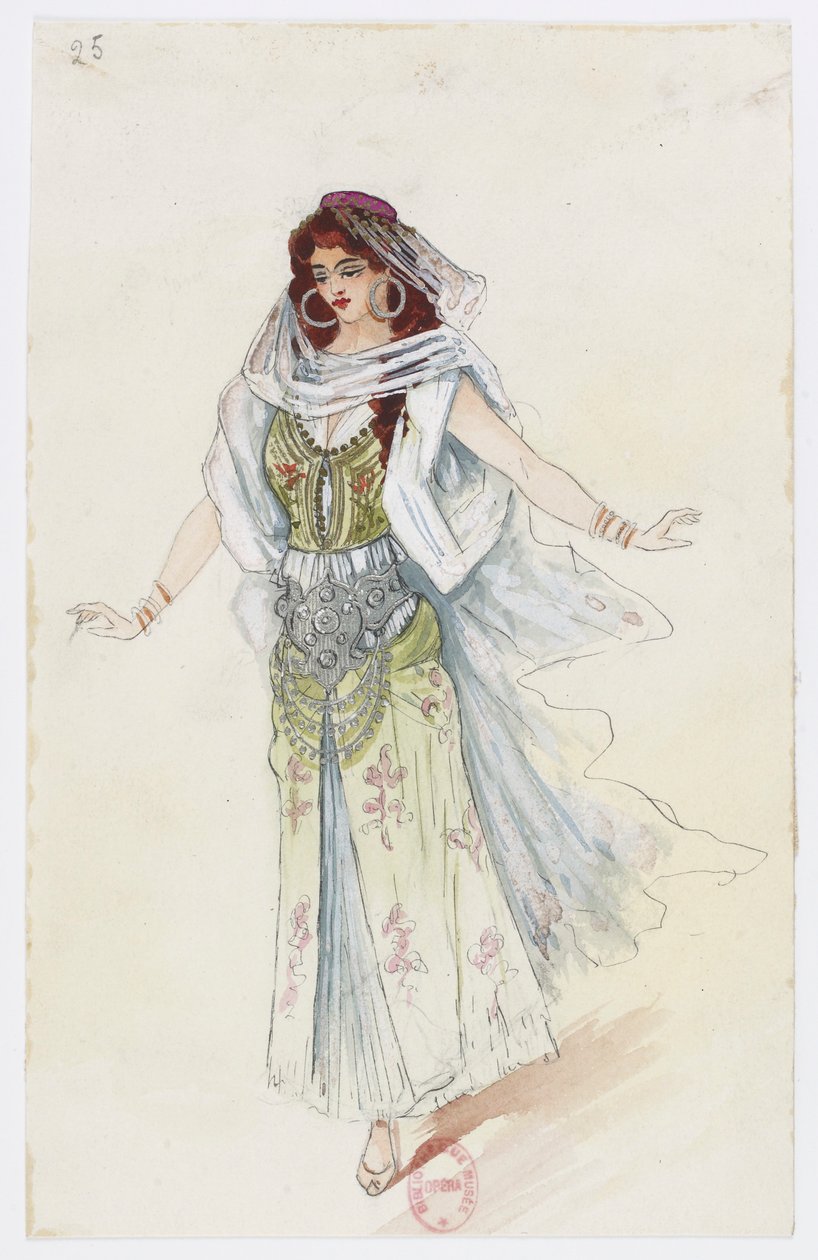Holmès - La montagne noire - costume designs by Charles Bianchini - 25. (Costume) - Charles Bianchini
