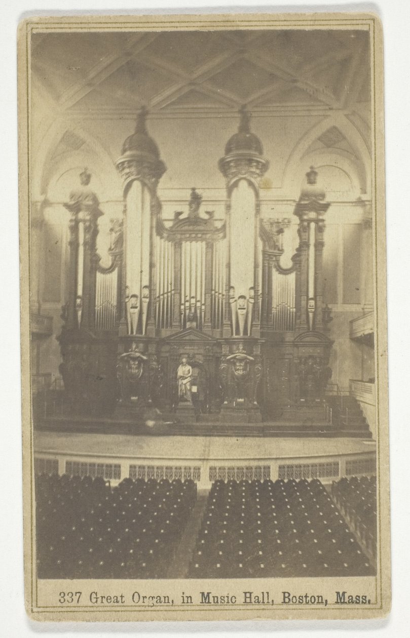 337 Grand orgue, Music Hall, Boston, Massachusetts - Charles Bierstadt