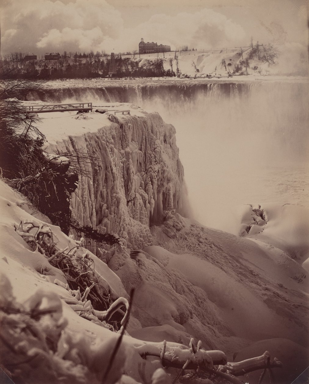 Chutes gelées - Charles Bierstadt