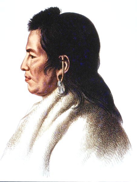 Shahaka (Big White) chef du peuple Mandan - Charles Bird (after) King