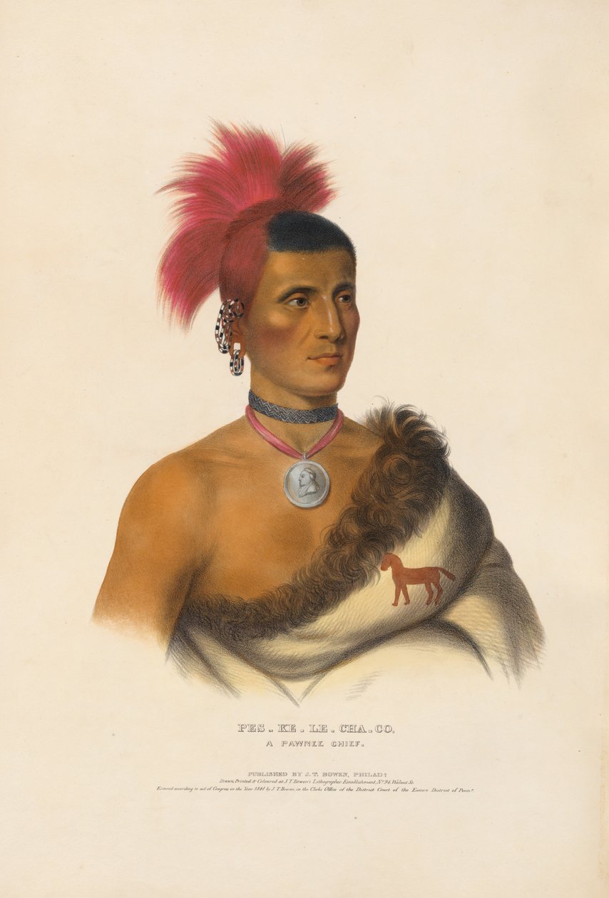Pes-ke-le-cha-co - Un chef pawnee - Charles Bird King