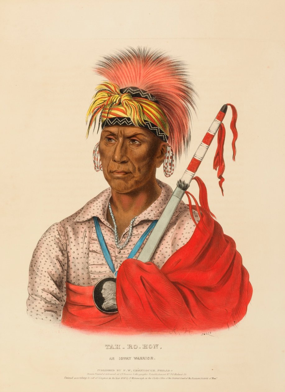 TEH-RO-HON, GUERRIER IOWAY, extrait de l
