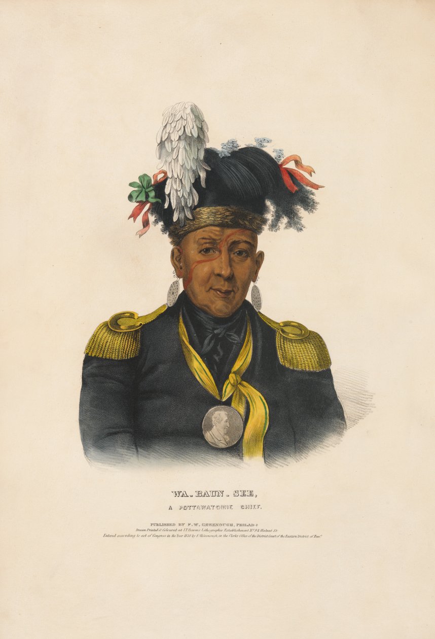 Wa-baun-see - Un chef pottawatomi - Charles Bird King