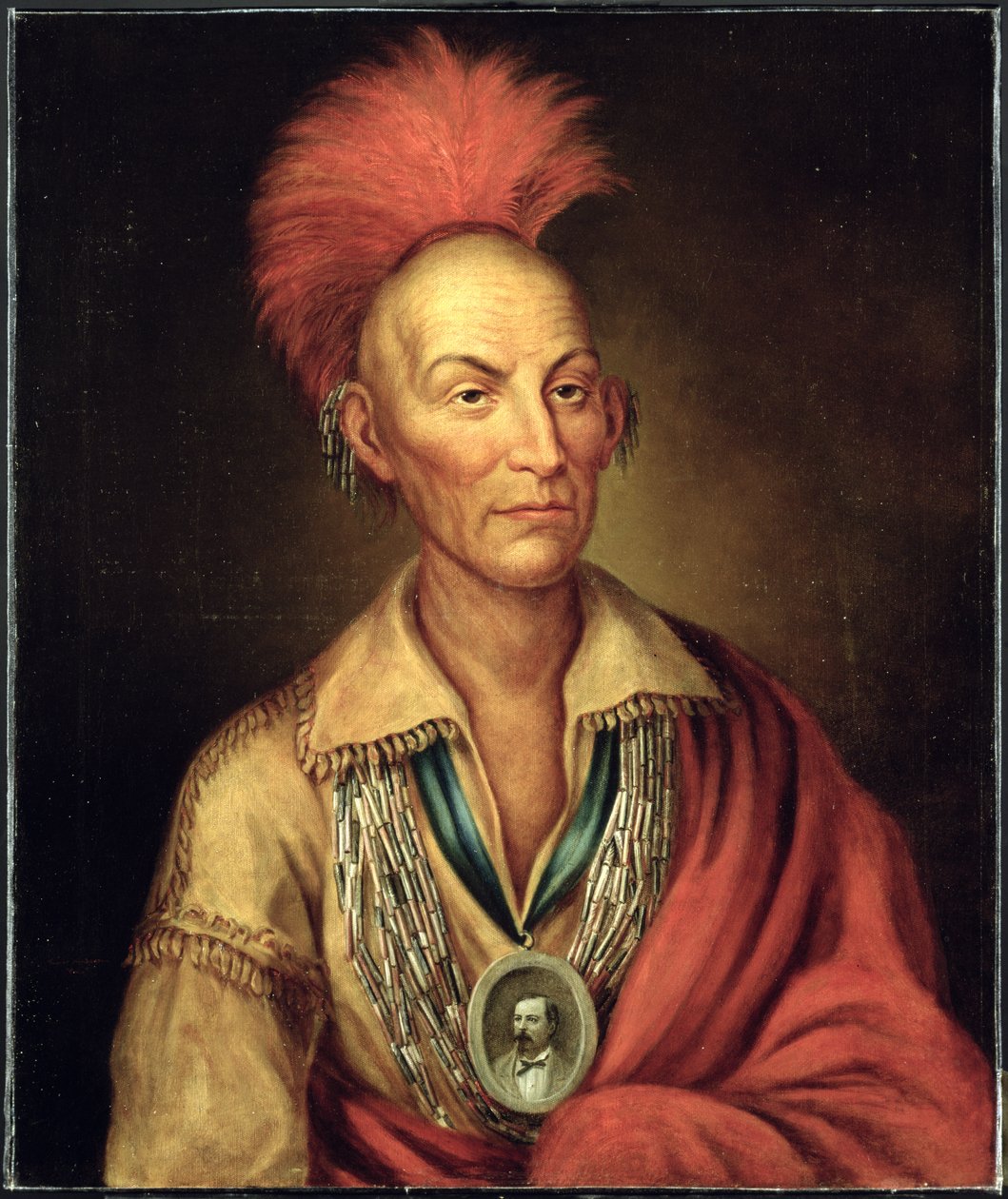 Portrait de Black Hawk (1767-1838) par Homer Henderson vers 1870 - Charles Bird after King