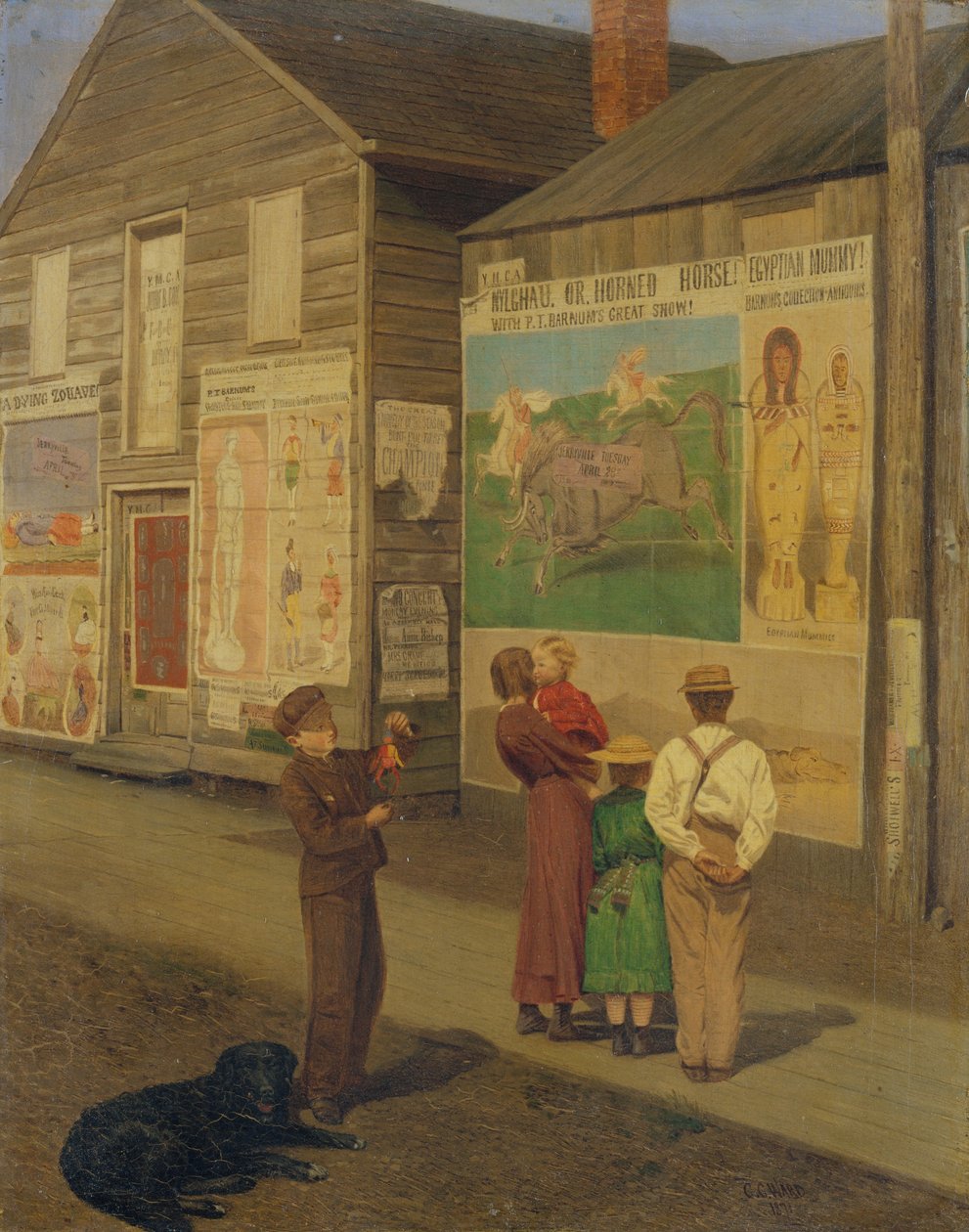 Les événements à venir projettent leurs ombres avant, 1871 - Charles Caleb Ward