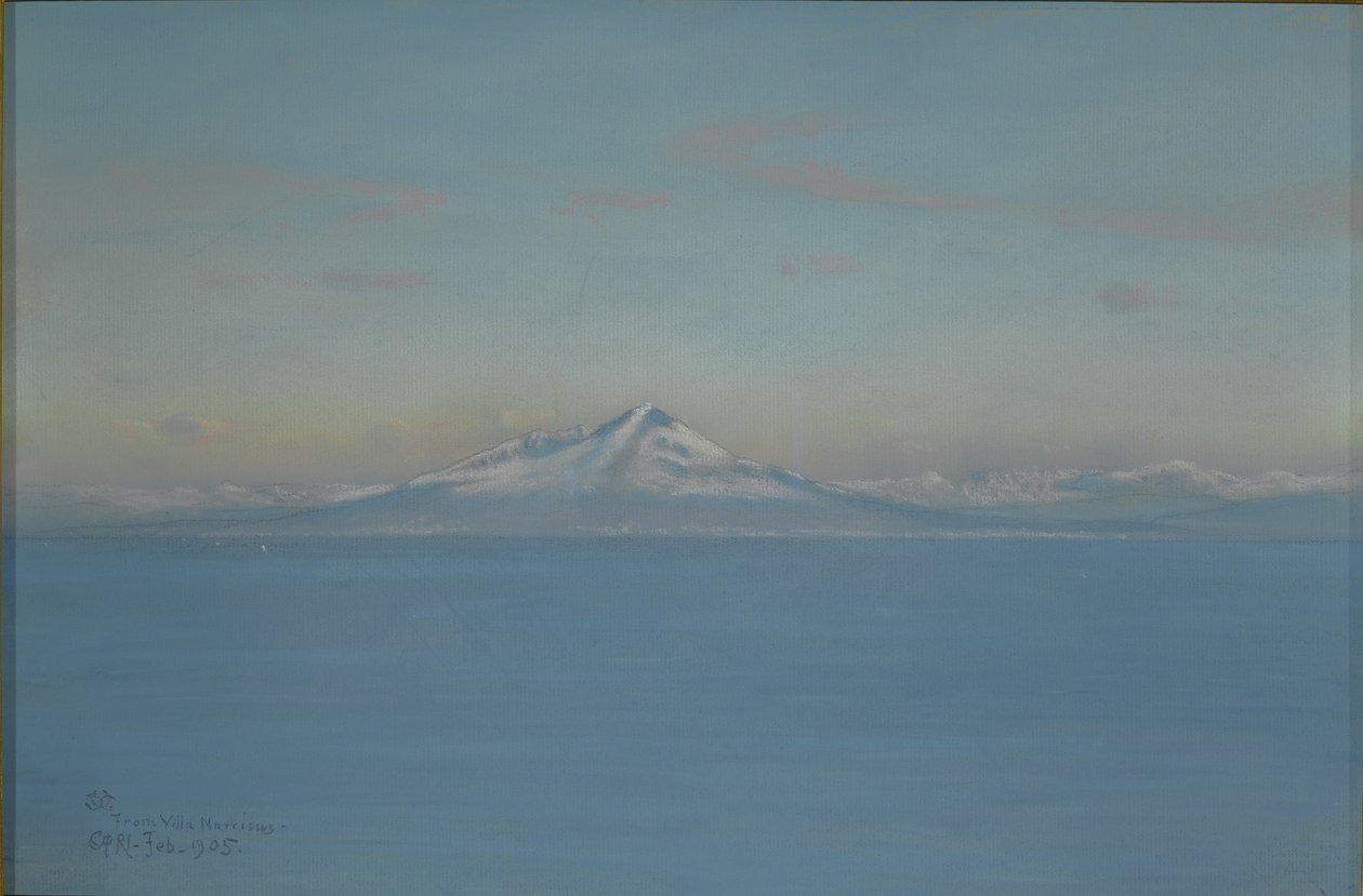 Vent du nord de la Villa Narcissus, Capri, février 1905 - Charles Caryl Coleman