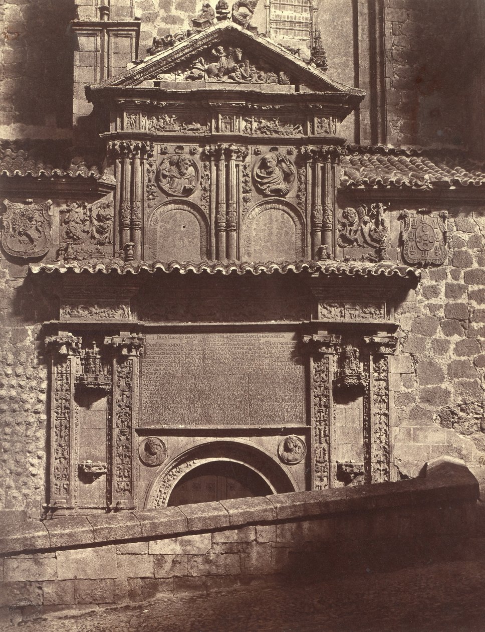 Portail du Couvent de Sancti Spiritu, Salamanque - Charles Clifford
