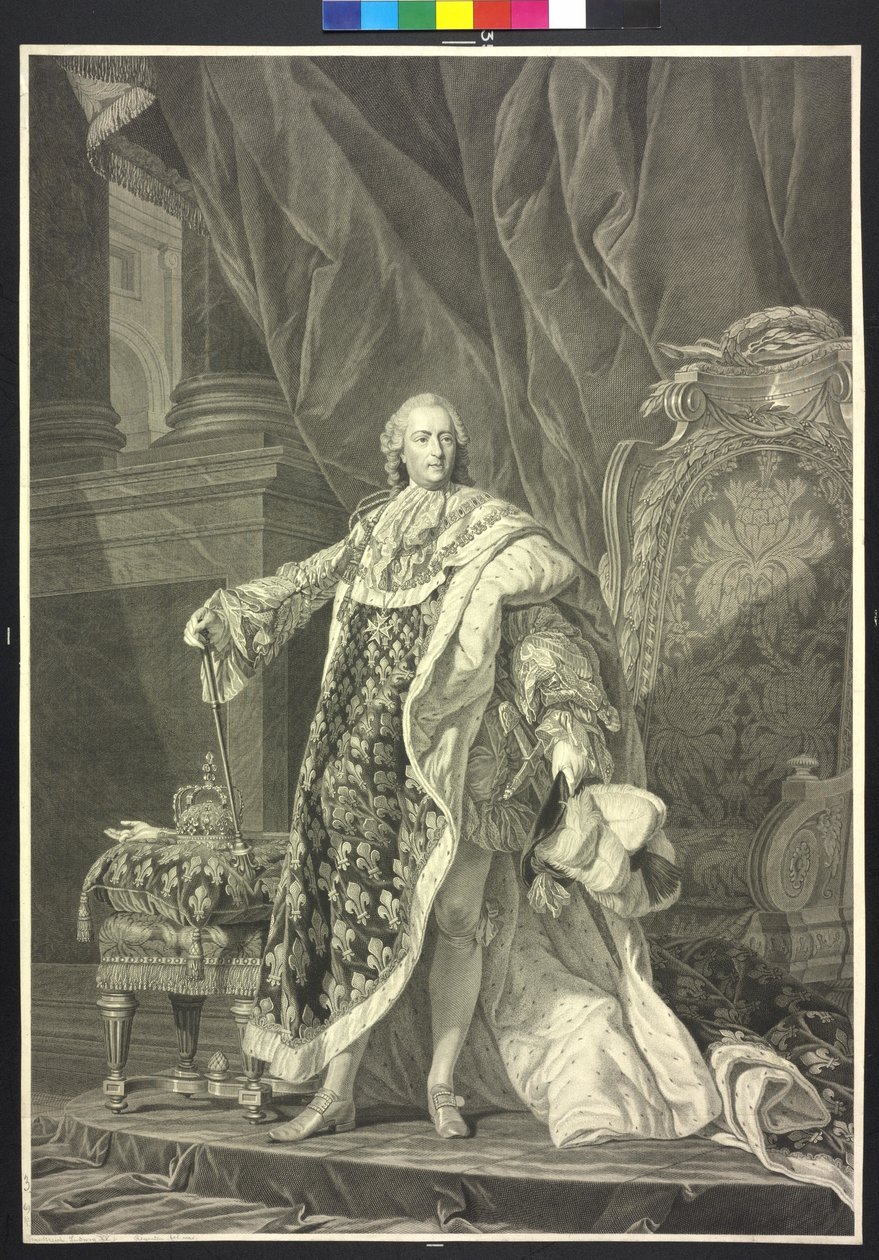 Roi de France Louis XV - Charles Clément Bervic