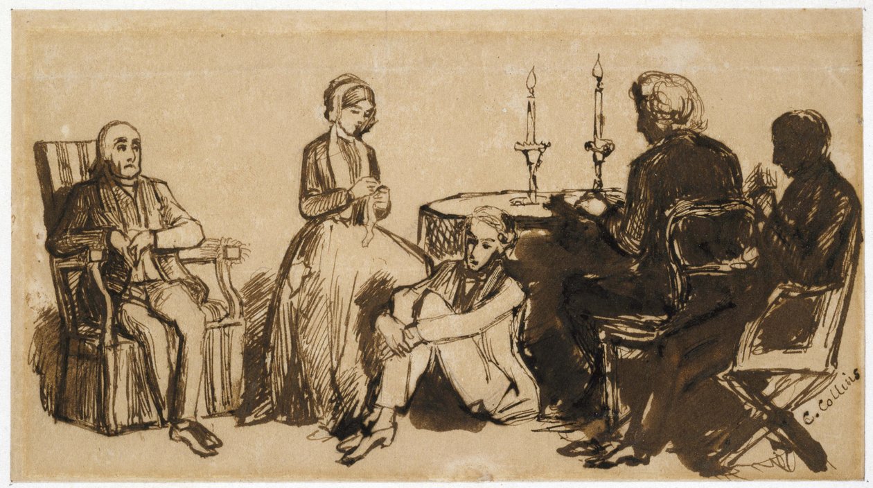 Une soirée chez les Combes, 1850-51 - Charles Collins