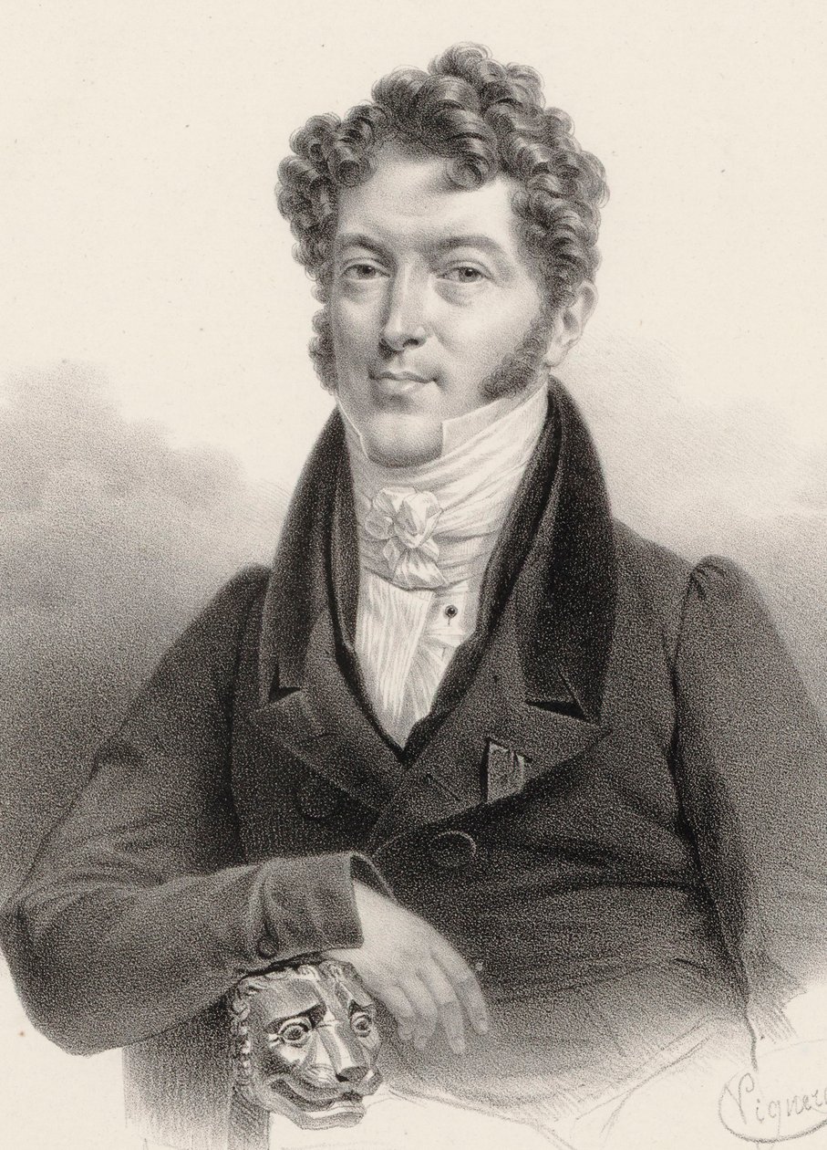 Portrait du violoniste et compositeur Charles Philippe Lafont 1781-1839 - Charles Constans