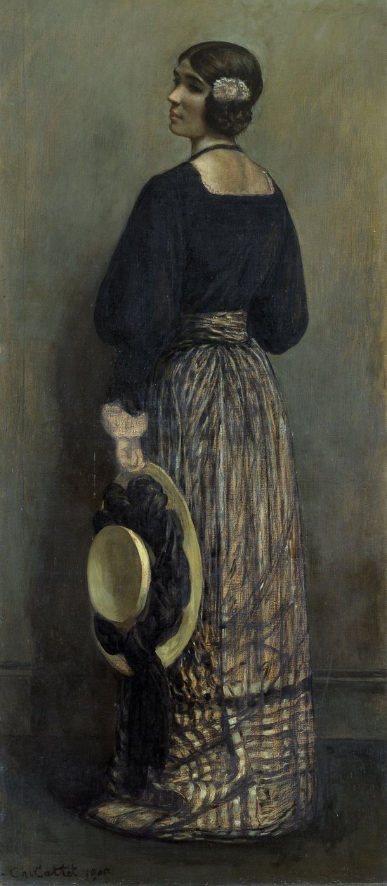 Portrait de Mademoiselle J.L.B. - Charles Cottet