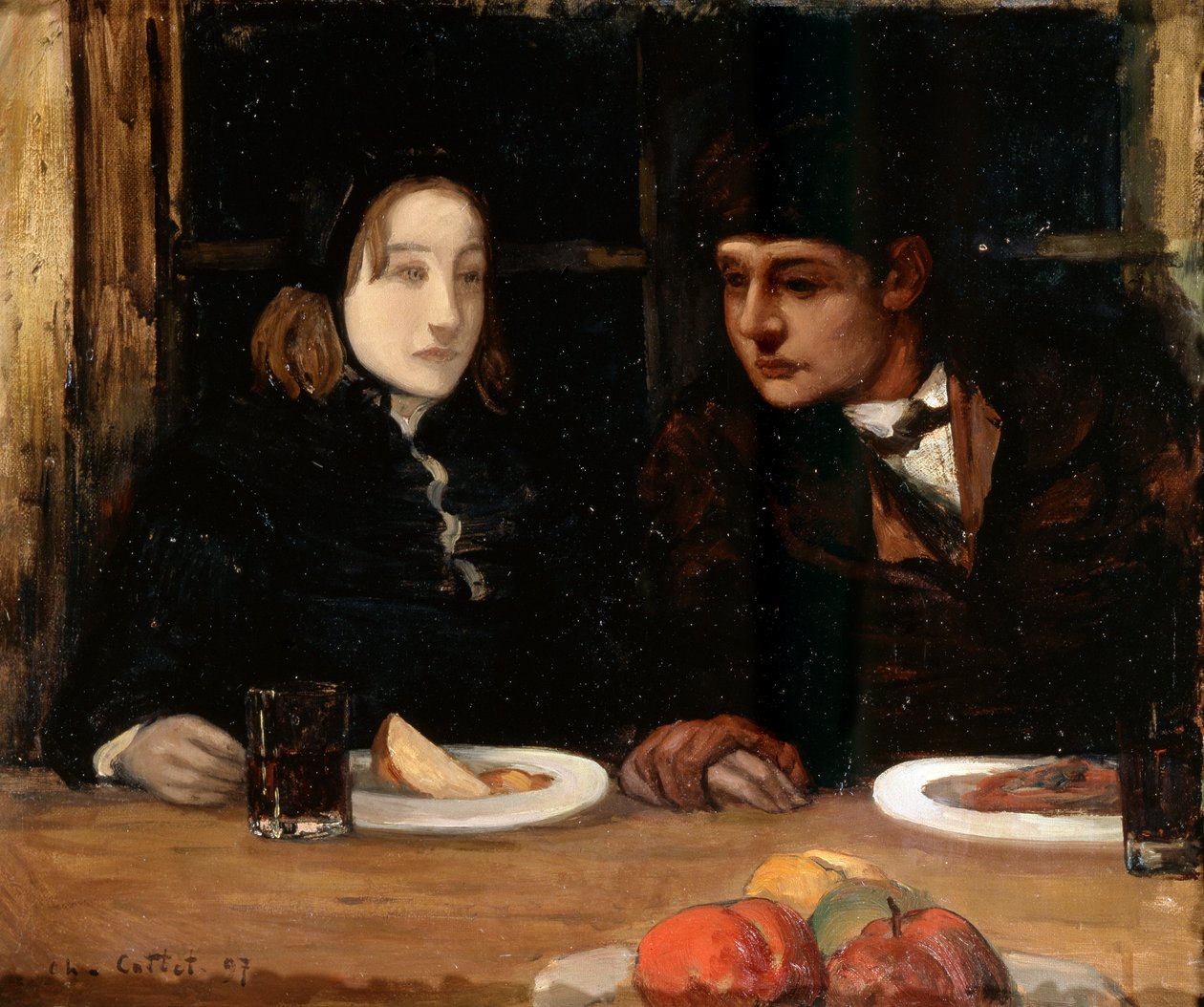 Le dernier souper, Les travailleurs de la mer, 1897 - Charles Cottet