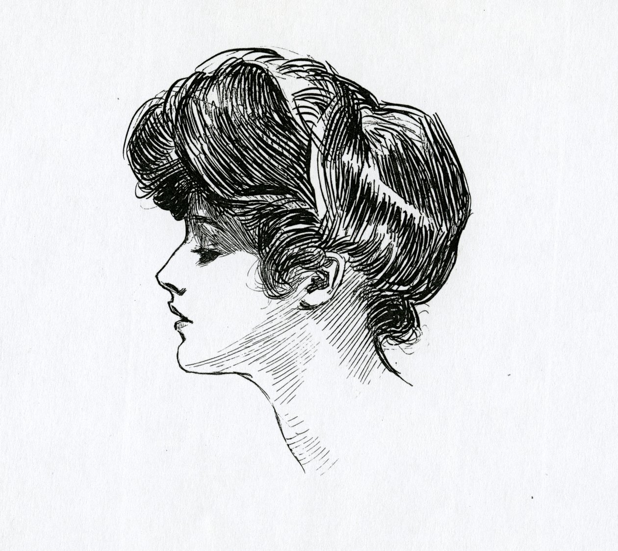 Une Fille Gibson, vers 1902 - Charles Dana Gibson