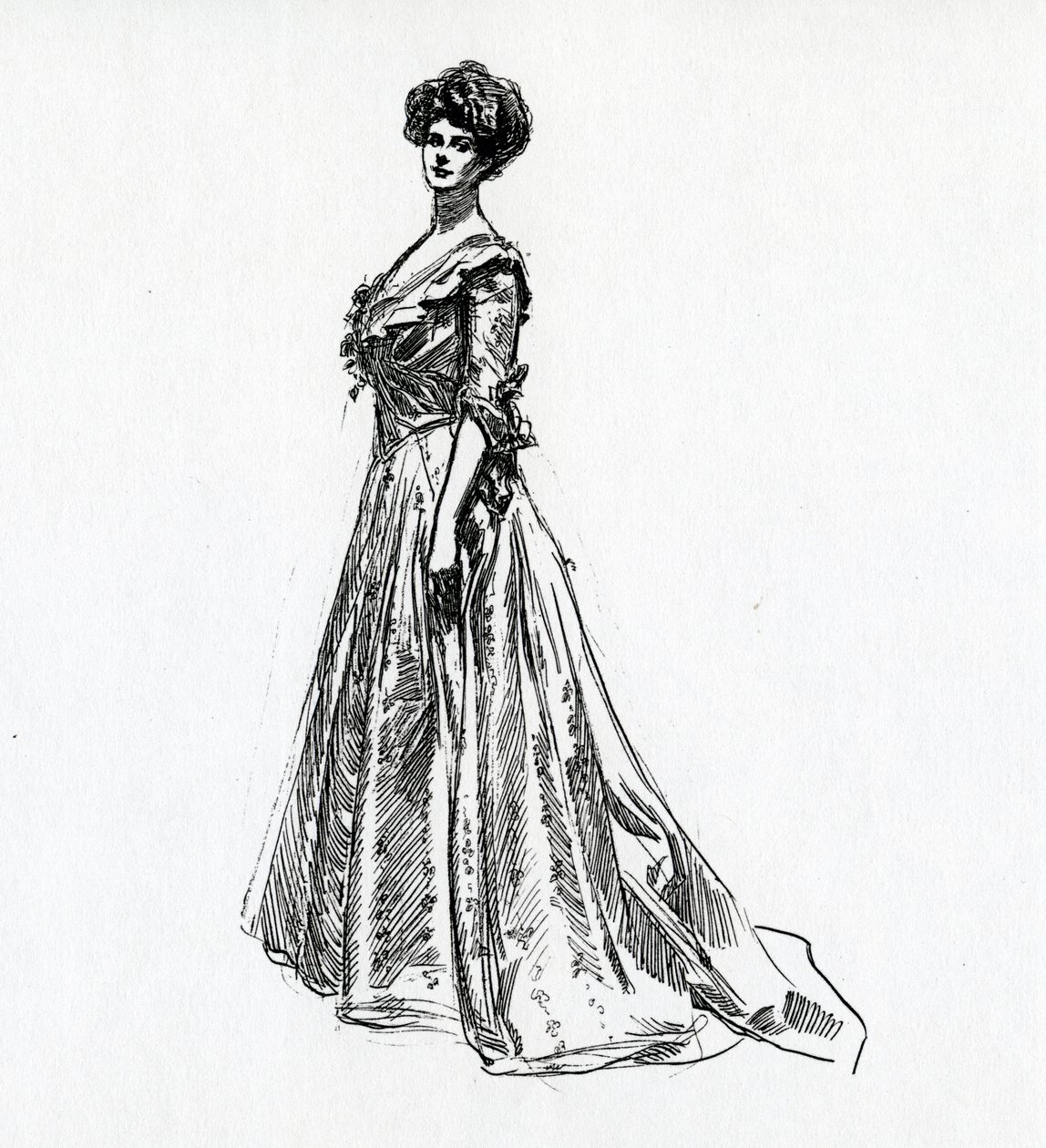 Une fille Gibson, vers 1902 - Charles Dana Gibson