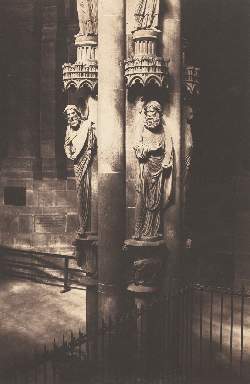 Pilier des anges, cathédrale de Strasbourg, v. 1858 (photo) - Charles David Winter