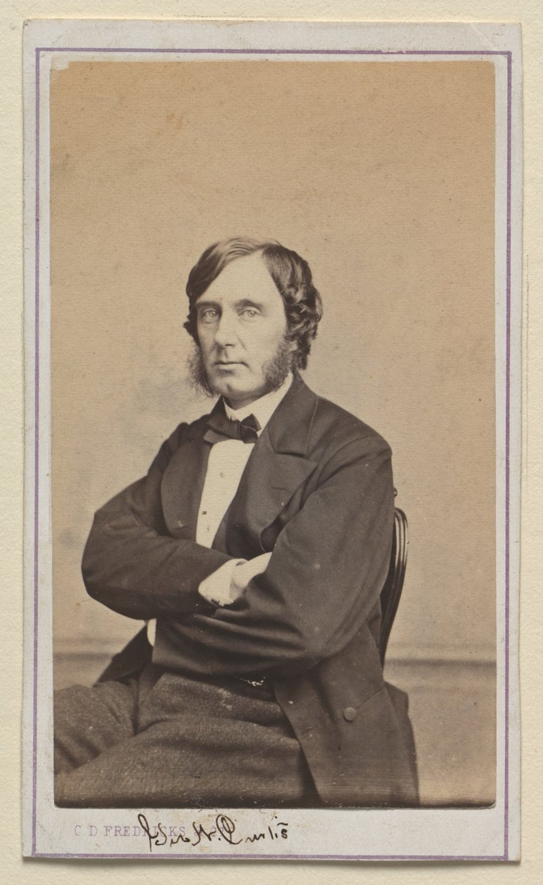 George William Curtis - Charles DeForest Fredricks